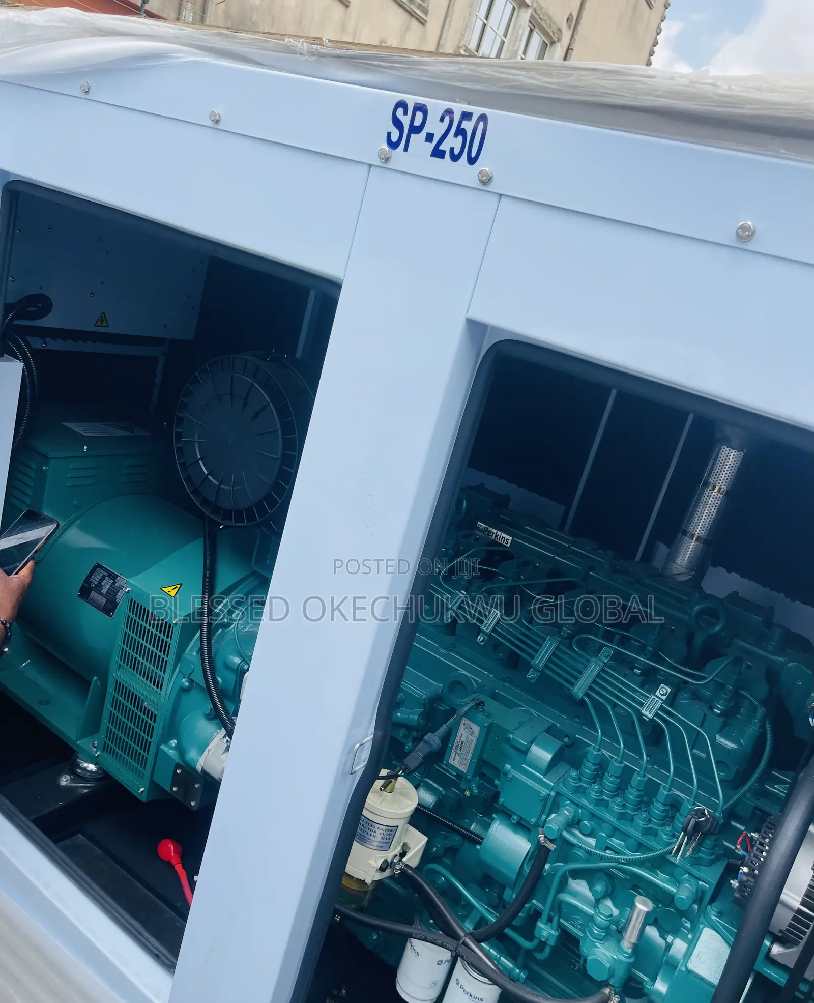 250kva Perkins Soundproof Generator England