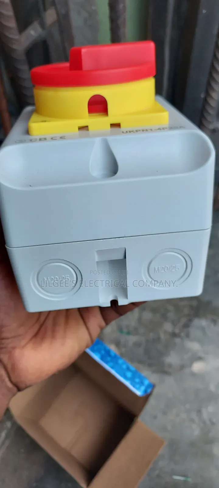 Original Kripal 25 Amps 4 Pole Isolator Switch.