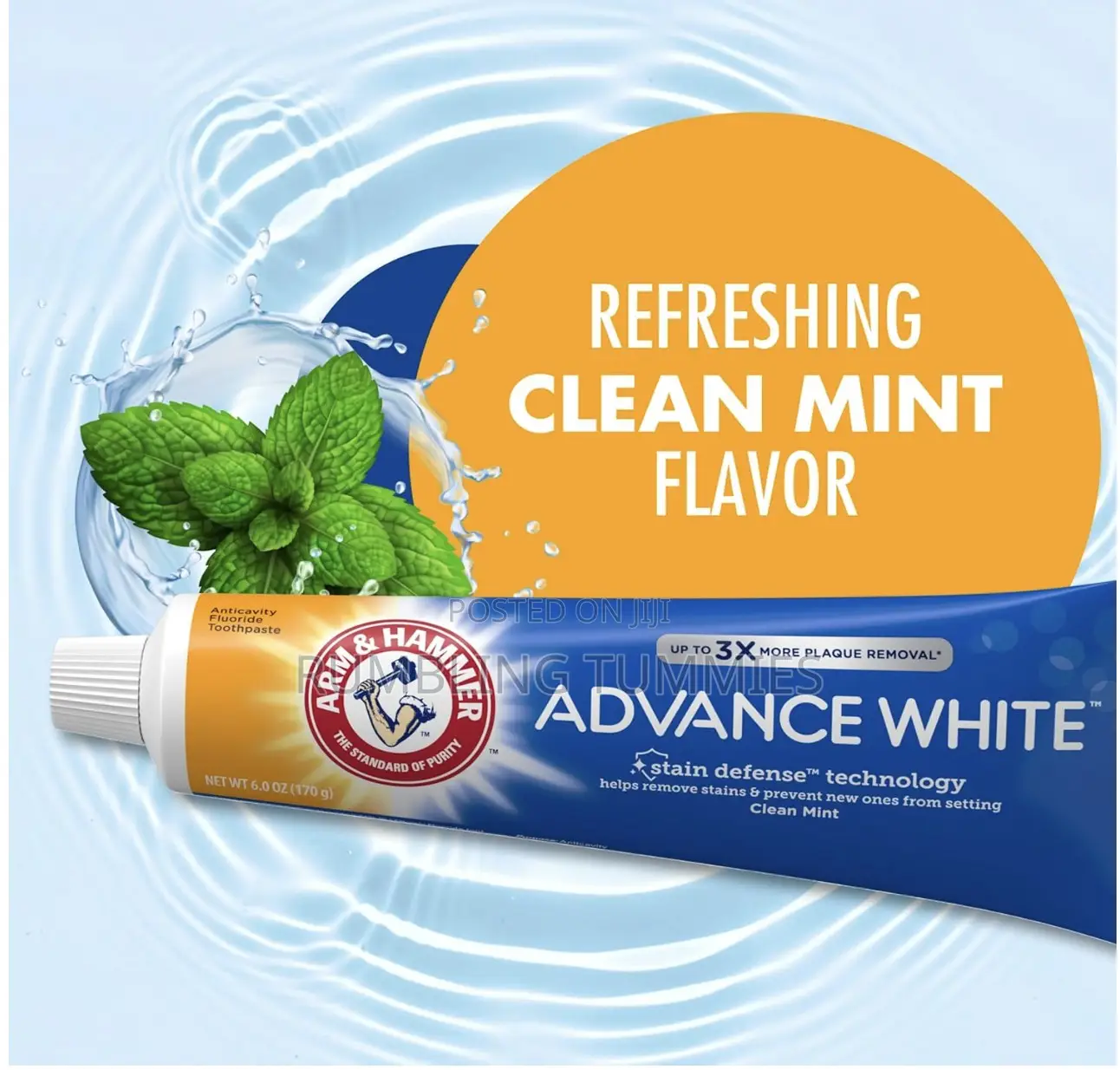 Arm Hammer Advance White Toothpaste, Clean Mint, 6 Ounces