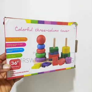 Colorful Three-Column Tower 36±
