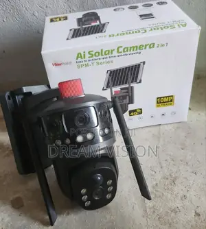 10mp Smart Triple Lens/Screen Solar CCTV Camera