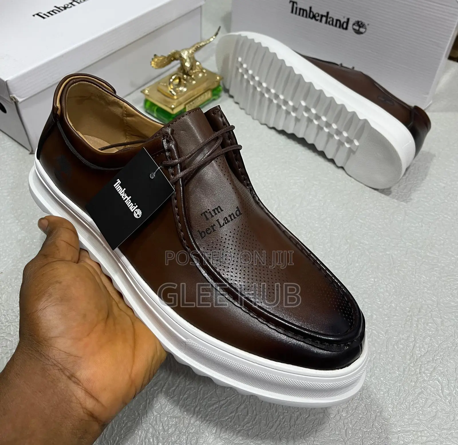 Lace Up Leather Timberland Shoes for Men