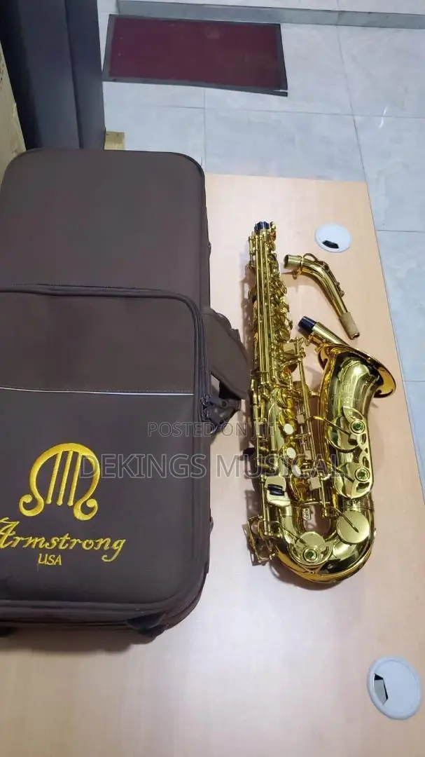 Armstrong Alto Saxophone Gold Pro Sax