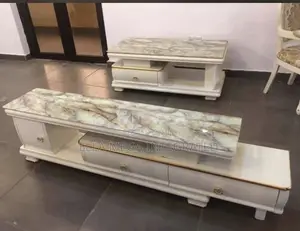 Marble Top Television Stand