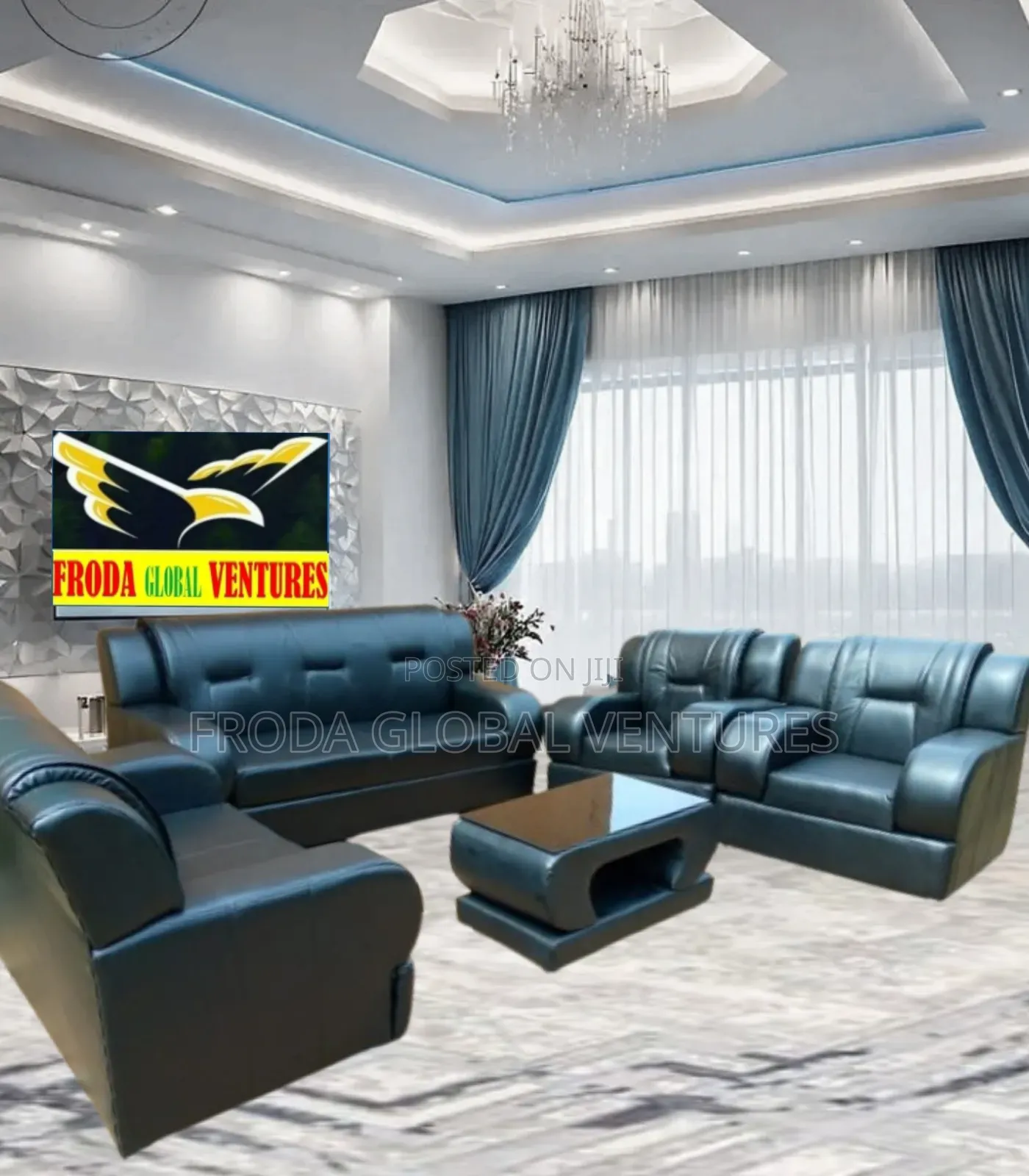 Quality Couch of 7 Seaters Sofa Chairs and Table. Phbll08