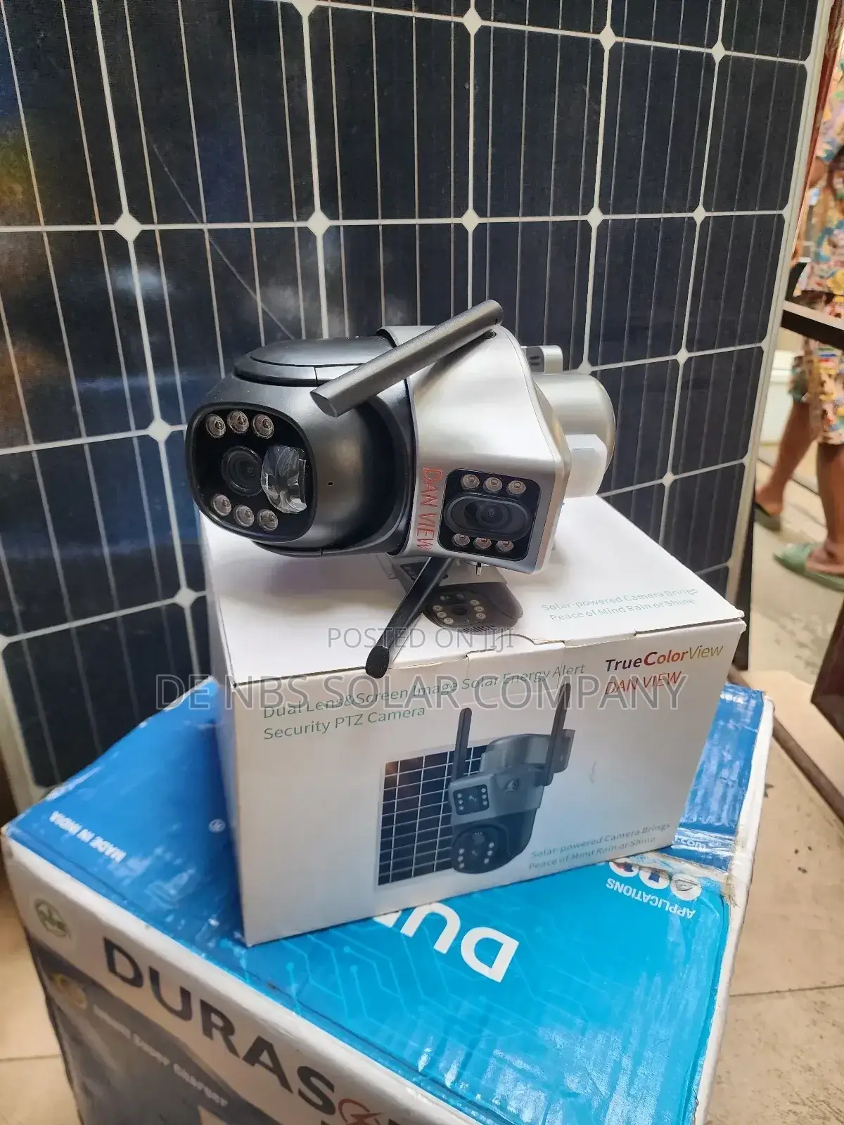 PTZ 4g Sim Card Auto Tracking Solar Camera Outdoor Storage