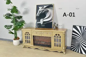 Royal Tv Stand Is Available on Gold, White and Black Color