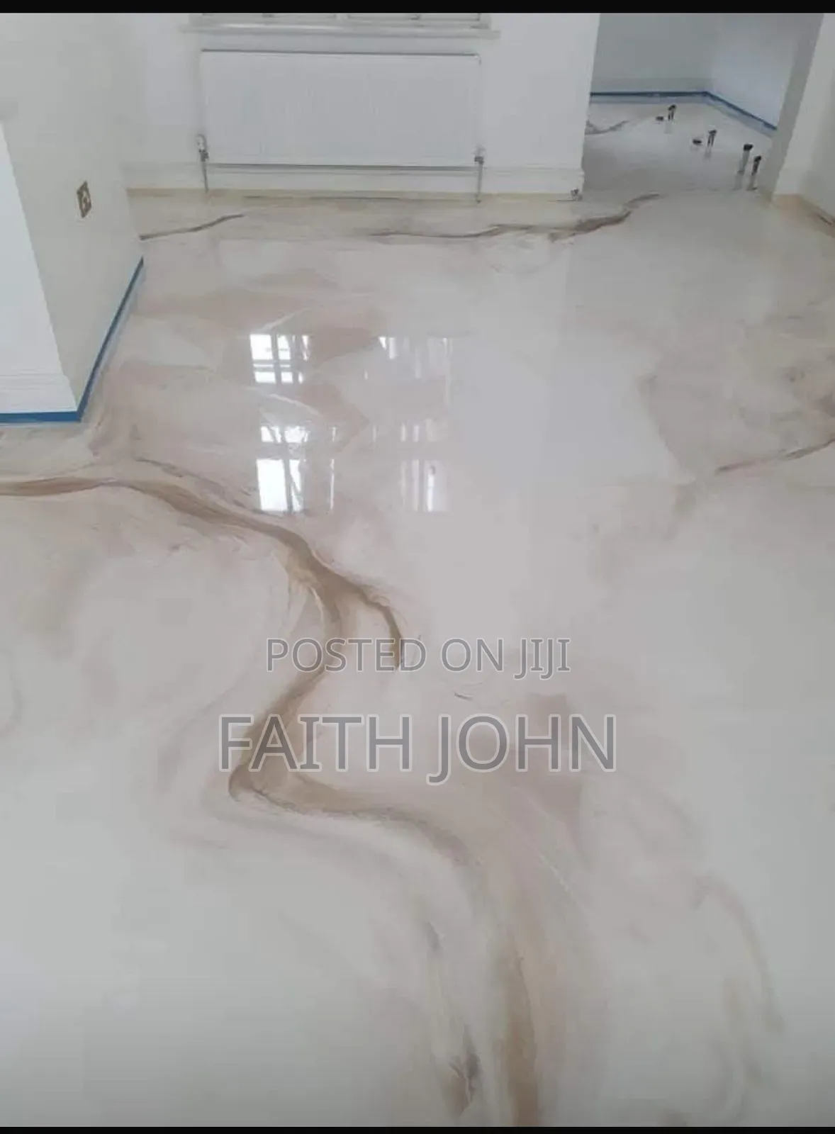 High Standard Reflector Metallic Epoxy Flooring