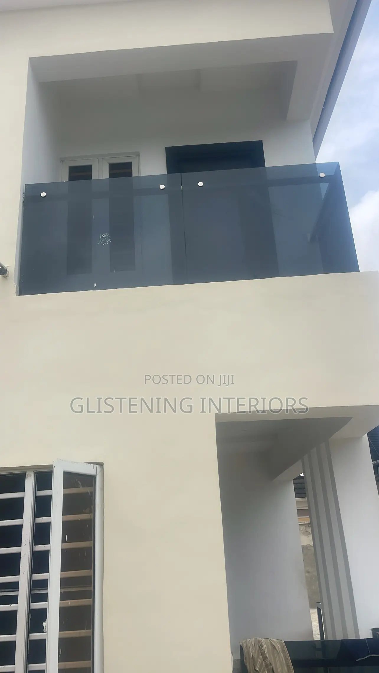 Grey Tinted Balcony Design