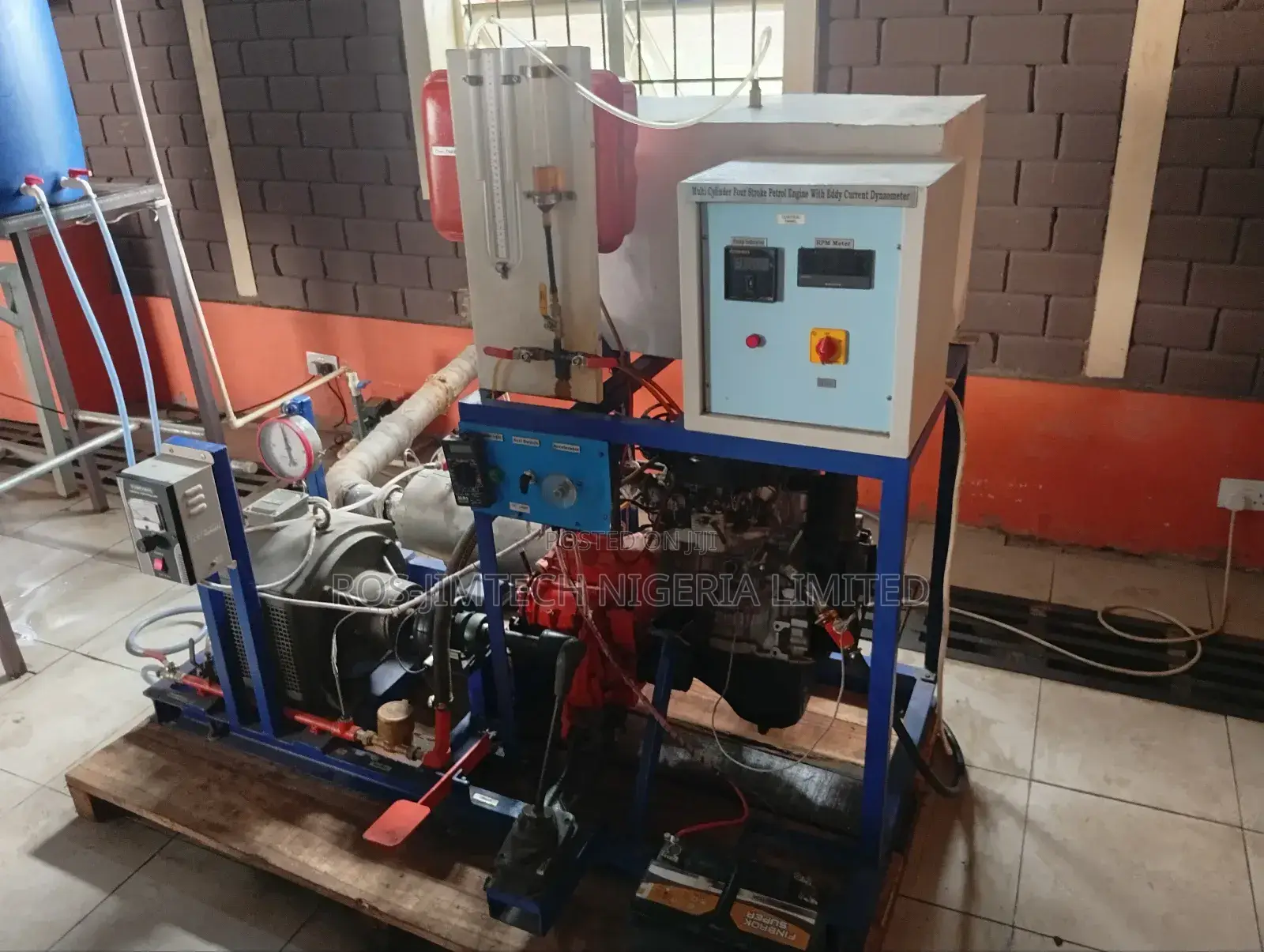 Four Stroke Engine Test Rig With Eddy Current Dynamometer