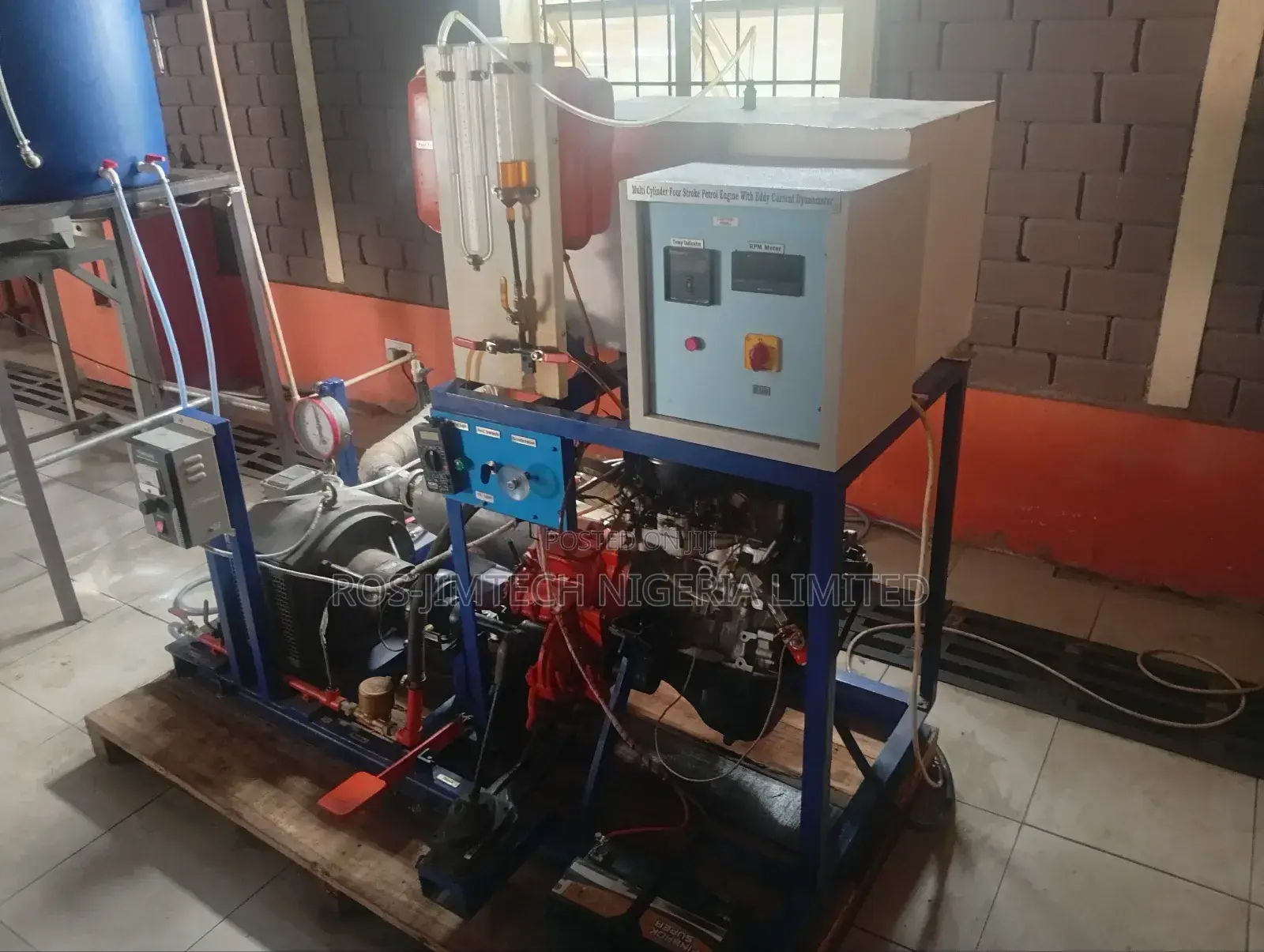 Four Stroke Engine Test Rig With Eddy Current Dynamometer
