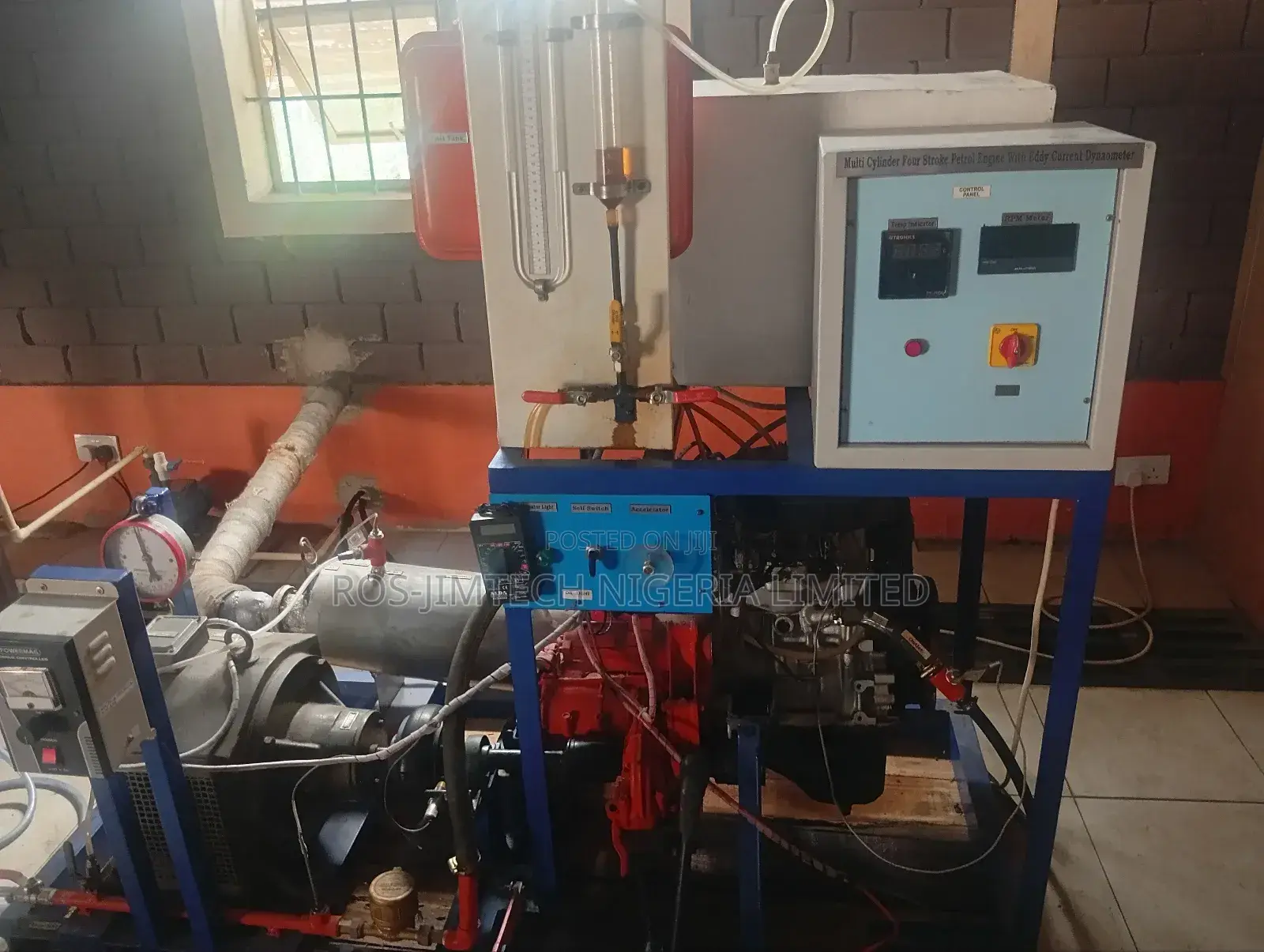 Four Stroke Engine Test Rig With Eddy Current Dynamometer