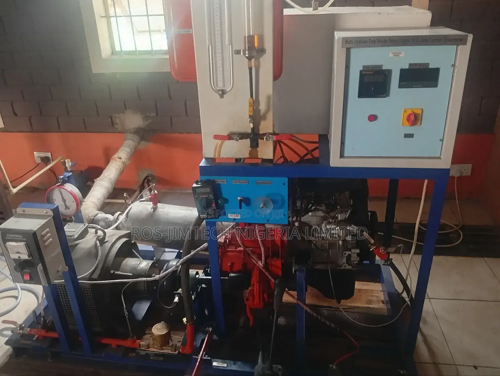 Four Stroke Engine Test Rig With Eddy Current Dynamometer