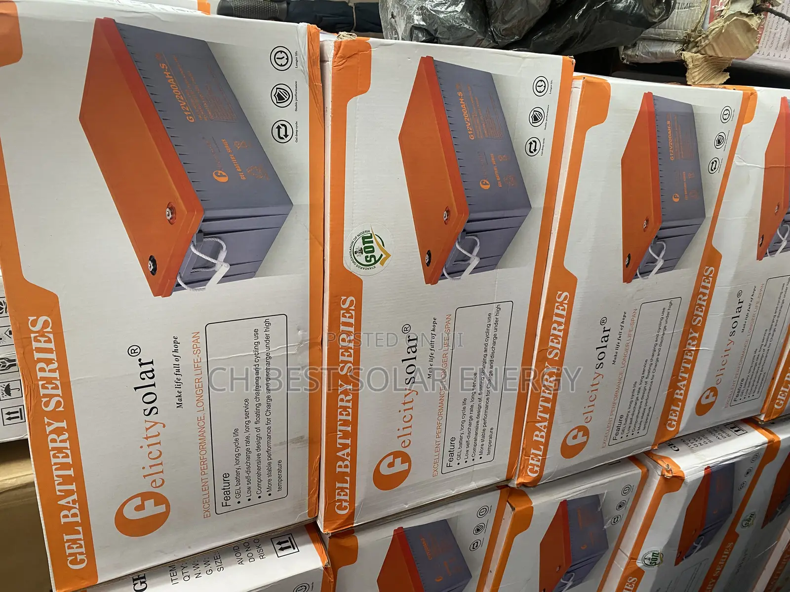 Felicity Solar Battery 200ah Dry Cell