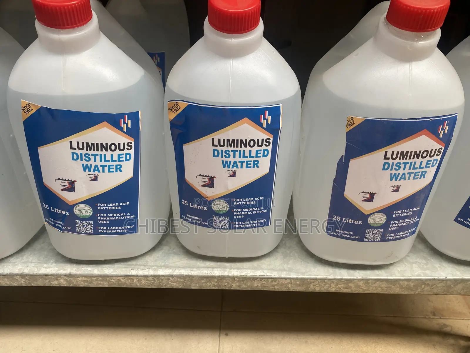 Luminous Distilled Water