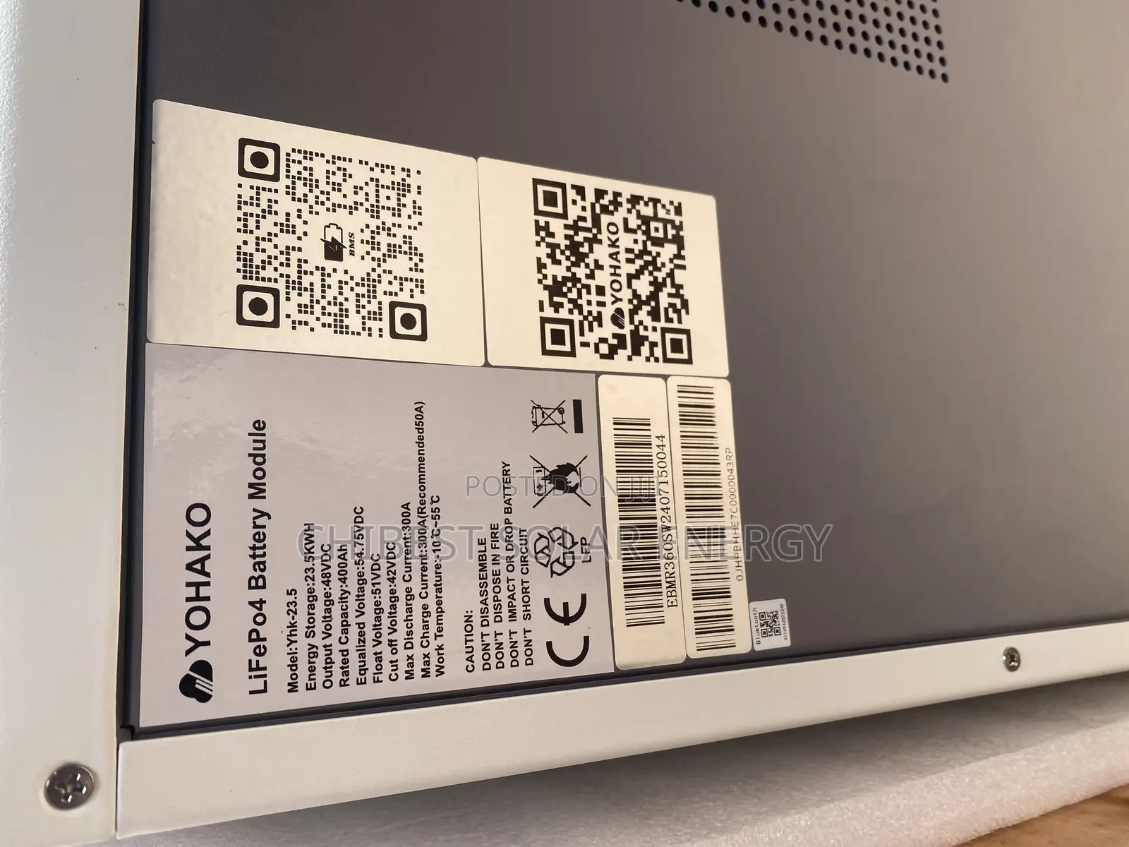Yohako Solar Lithium Battery 23.5kwh