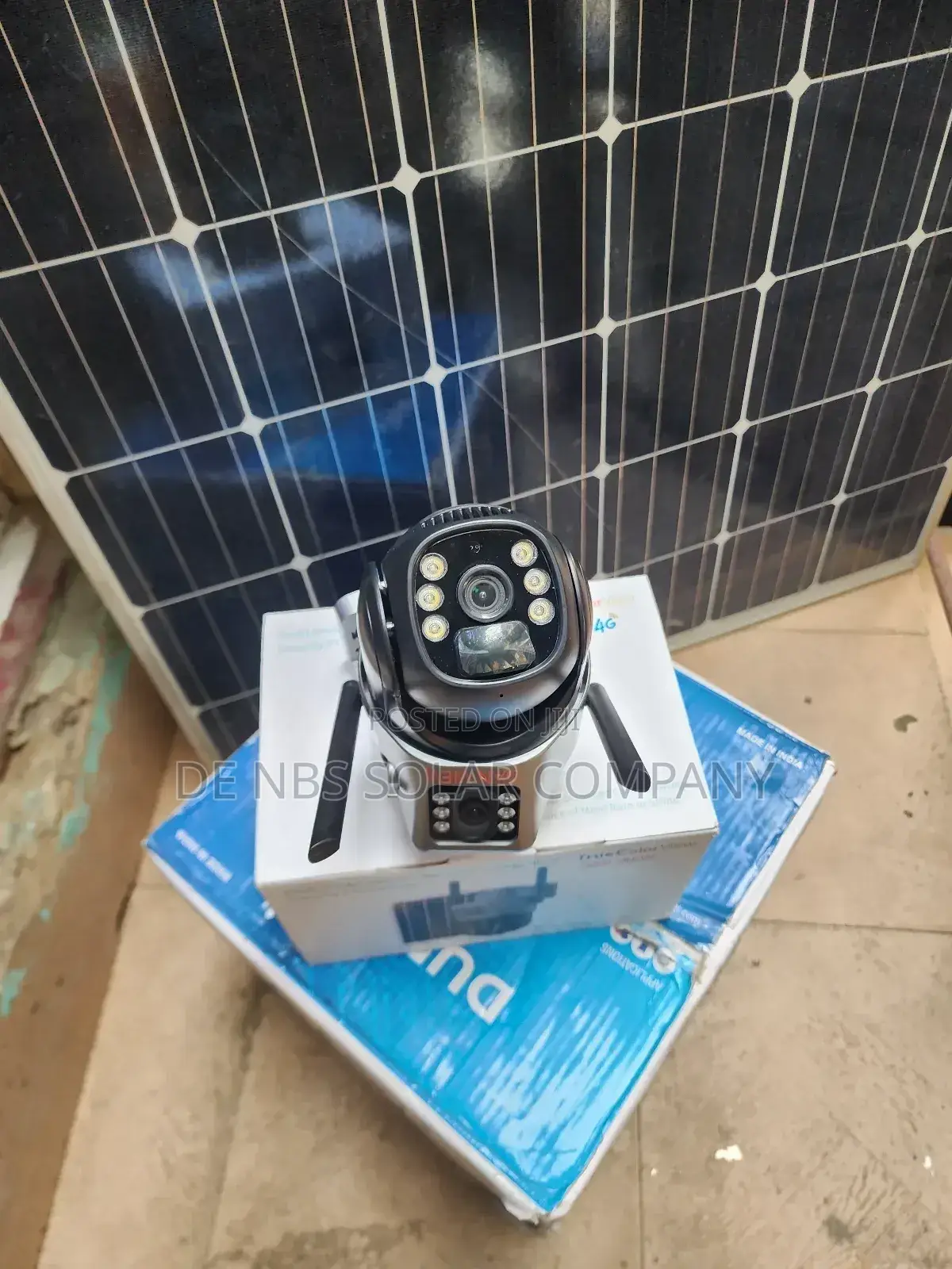 PTZ 4g Sim Card Auto Tracking Solar Alert CCTV Camera 360°