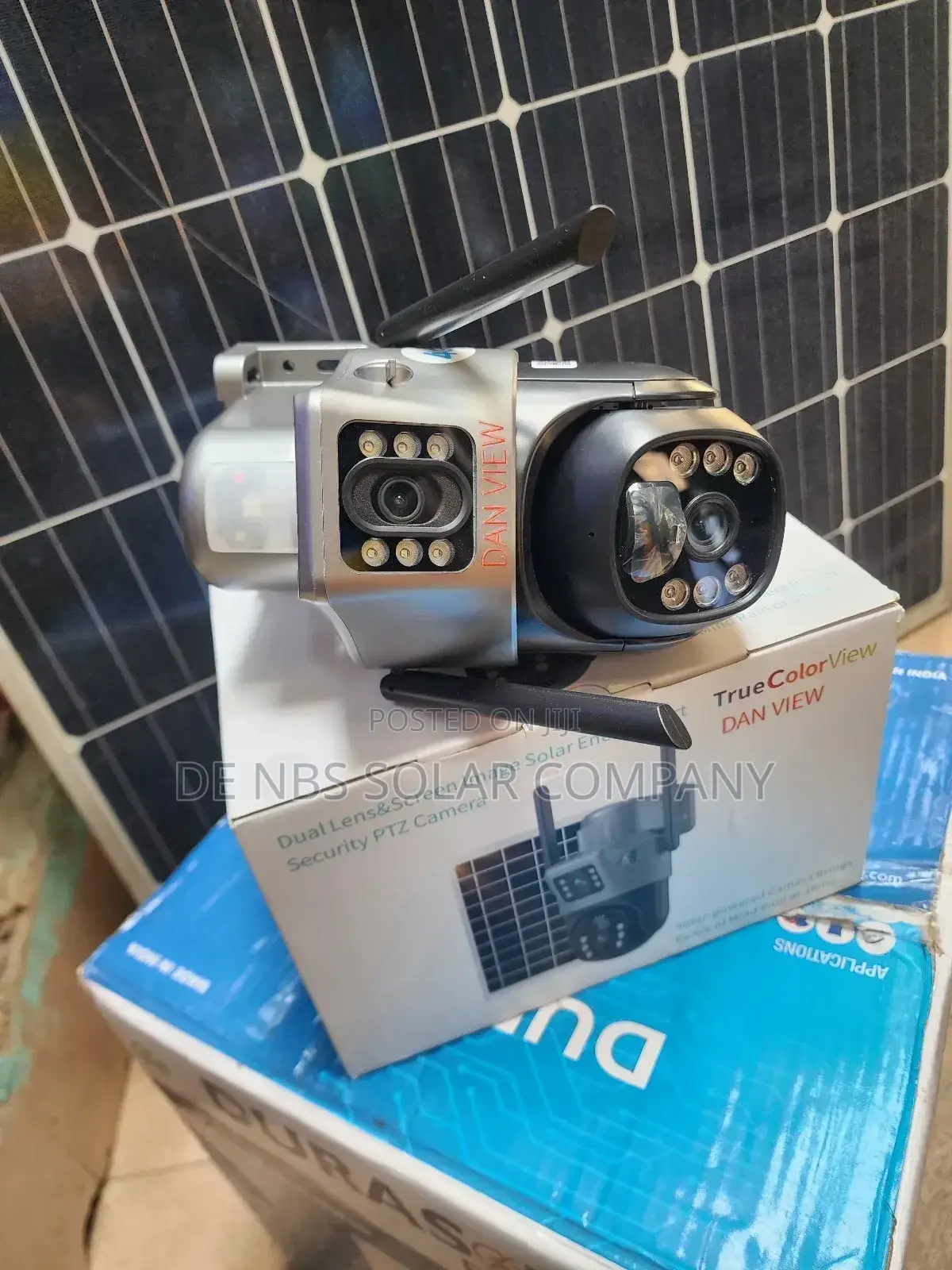 PTZ 4g Dual Lens Solar CCTV Alert Camera