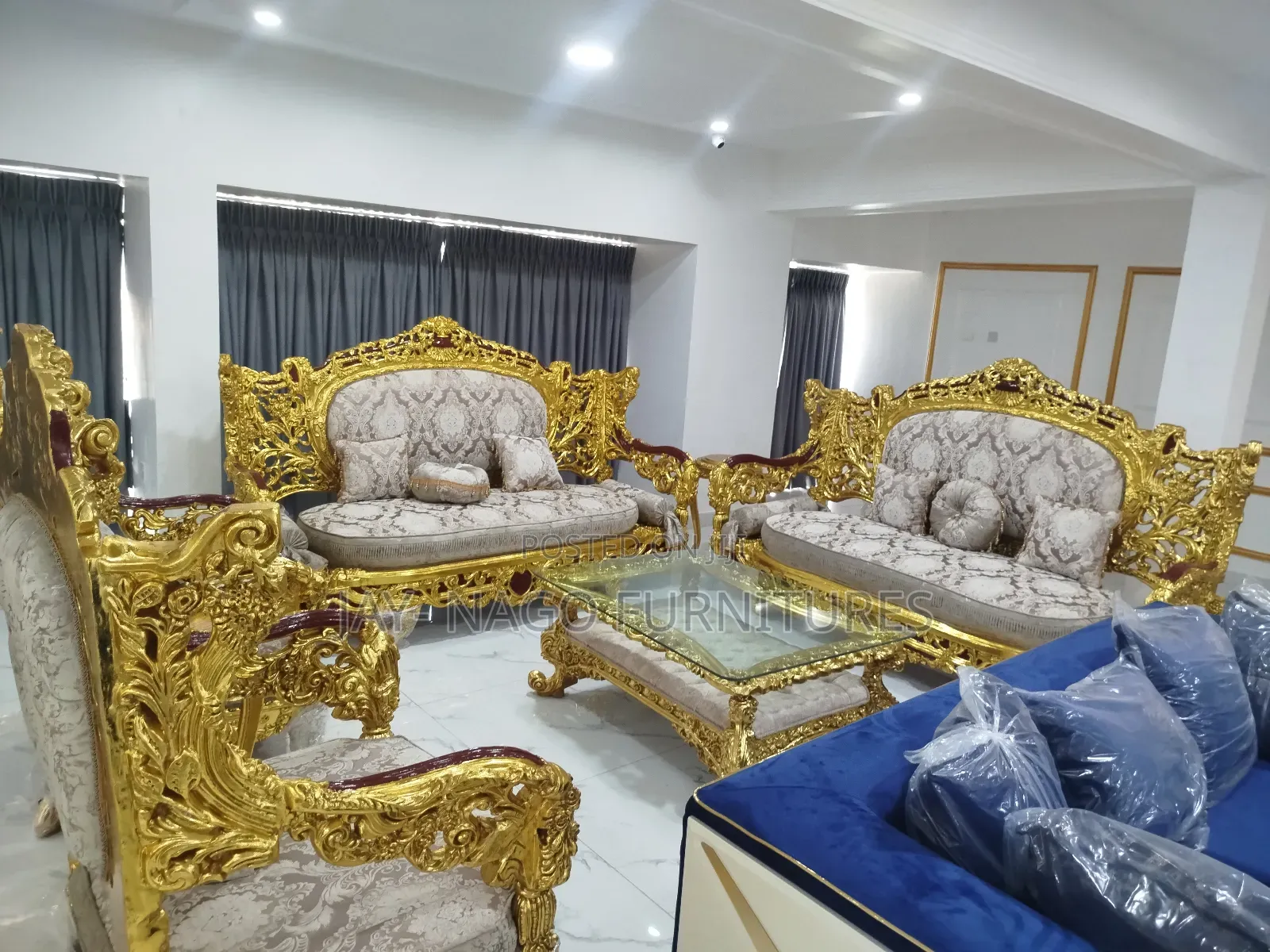 Executive Golden Turkish Sofa Chair