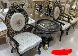 Turkish Design Royal King and Queen Chair and Table