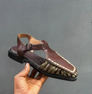 Premium Hereu Alaro Leather Handmade Wooven Sandal