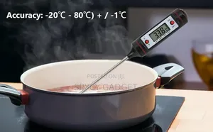 Digital Thermometer With Stainless Steel Sensor Probe