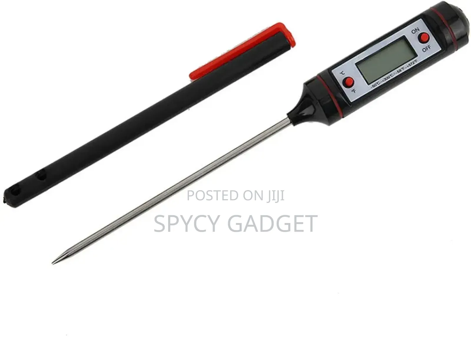 Digital Thermometer With Stainless Steel Sensor Probe