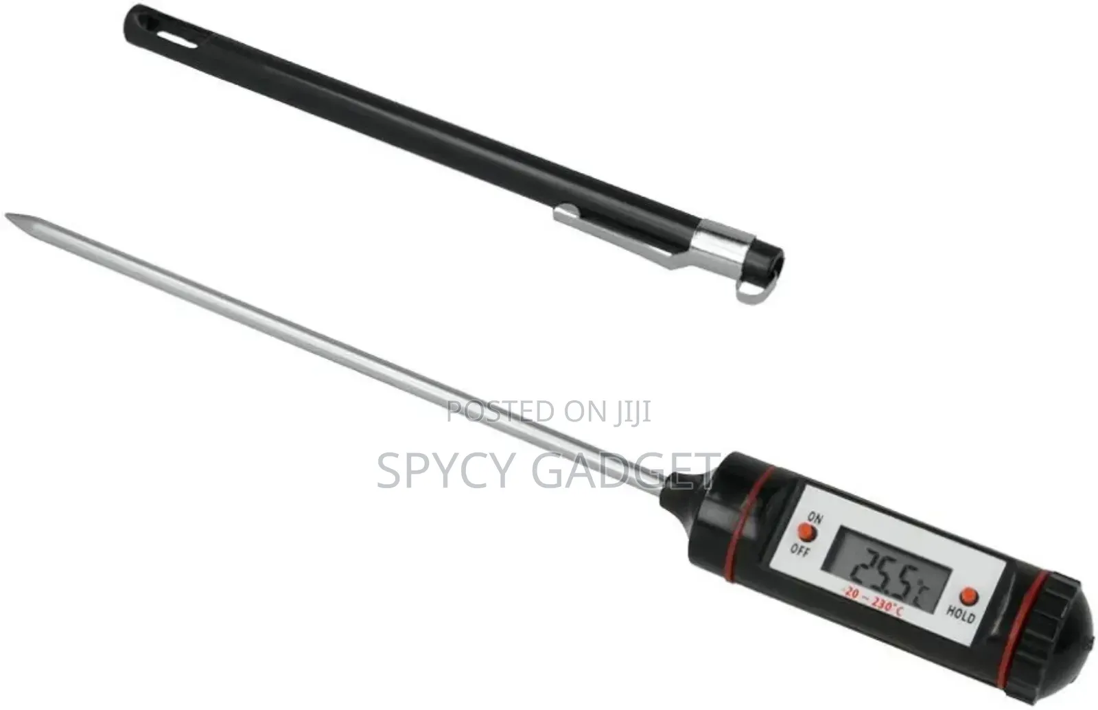 Digital Thermometer With Stainless Steel Sensor Probe