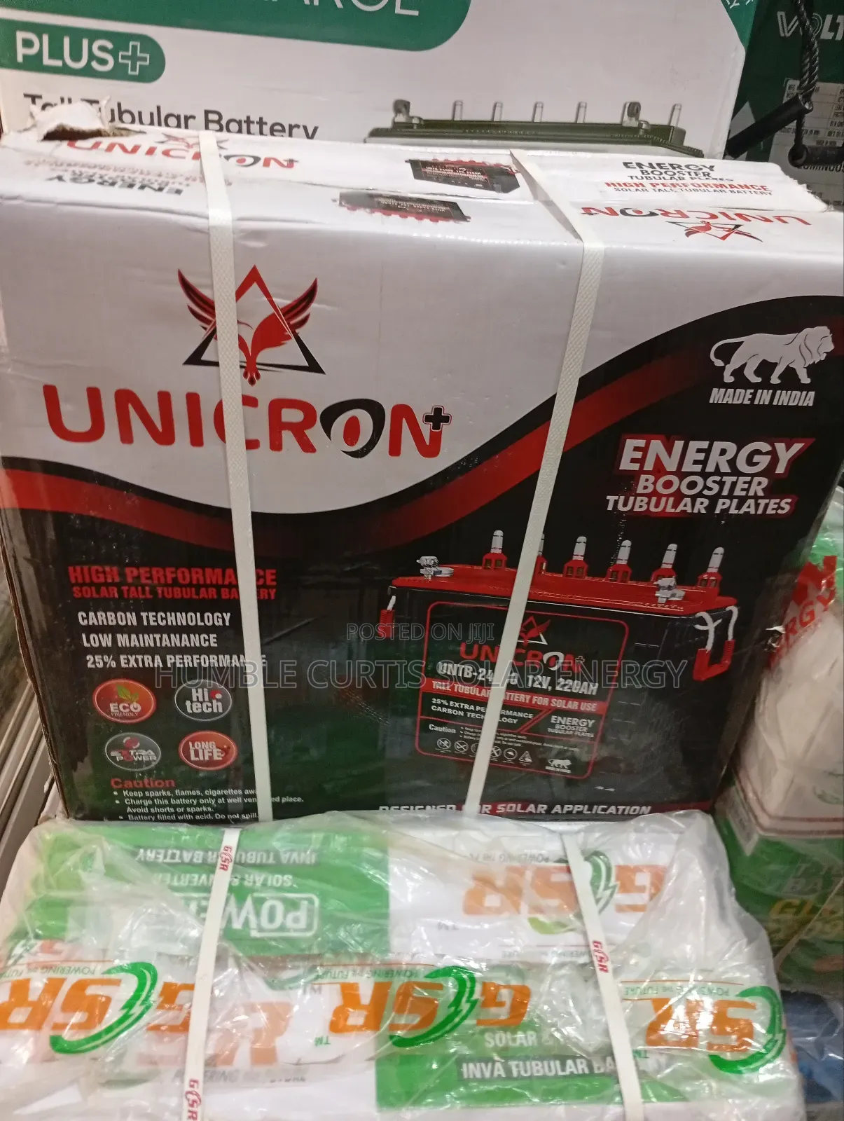 Unicron Tubular Battery