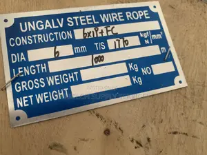 Original 6mm Black (F.C) Wire Rope