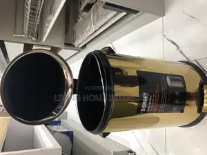 12l Gold Waste Bin Bucket for Bathroom