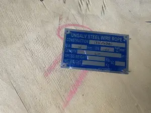 26mm 6*36core Black Steel Wire Rope