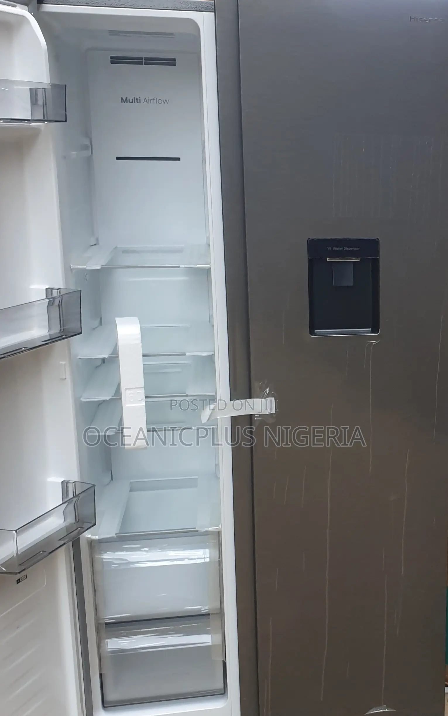 Fast Cooling Hisense Side by Side Refrigerator - 529l