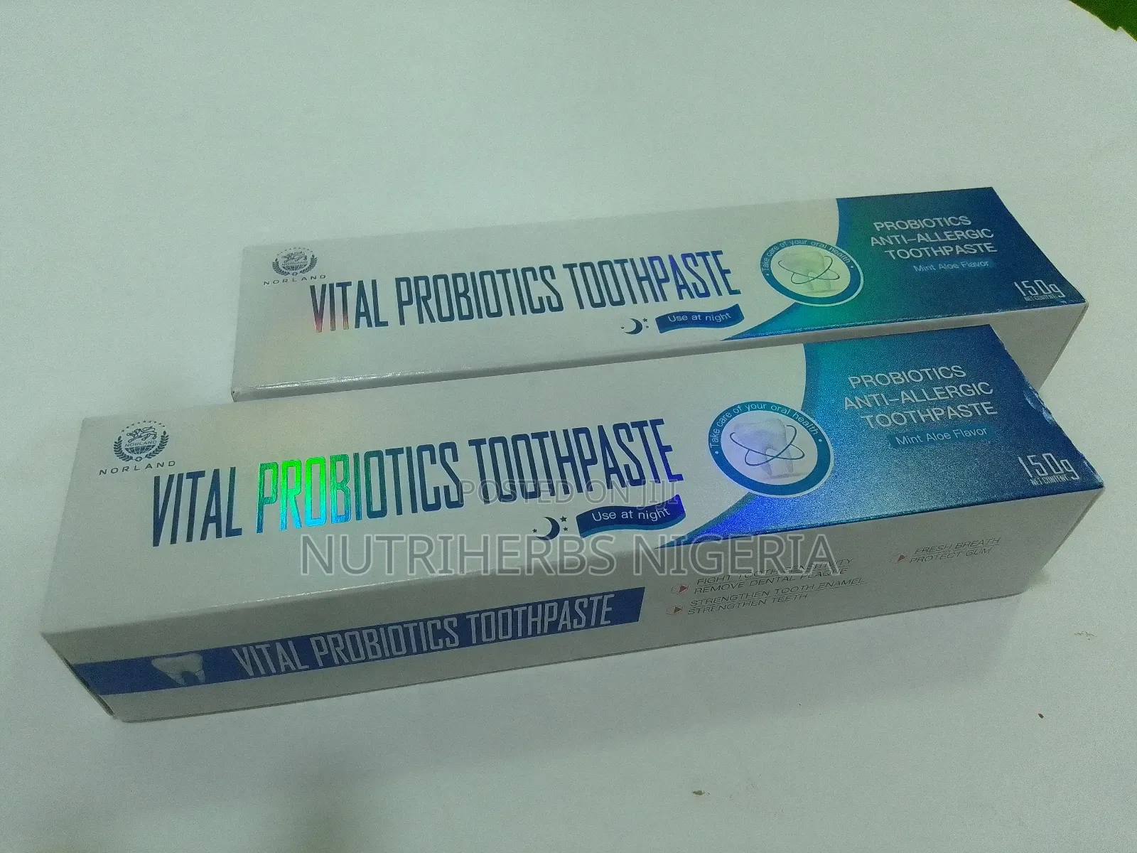 Vital Probiotics Toothpaste:100% Effective 4teeth Whitening