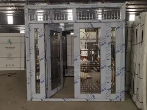 Glass Full Double Doors 9ft Height By 8ft Wide