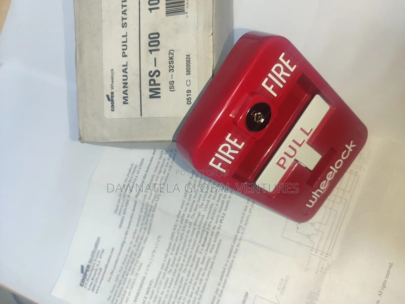 Wheelock Manual Pull Station Fire Alarm