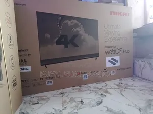 Brand New Nikai 75 Inch Uhd 4k Smart Digital Frameless Tv