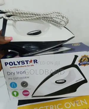 Polystar Hassle-free Electric Dry Iron Pv-dst1200bw