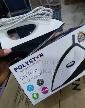 Polystar Home-use Electric Dry Iron Pv-dst1200bw