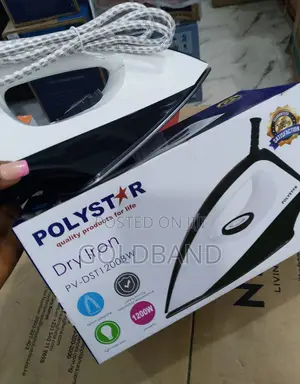Polystar 1000w Electric Dry Iron