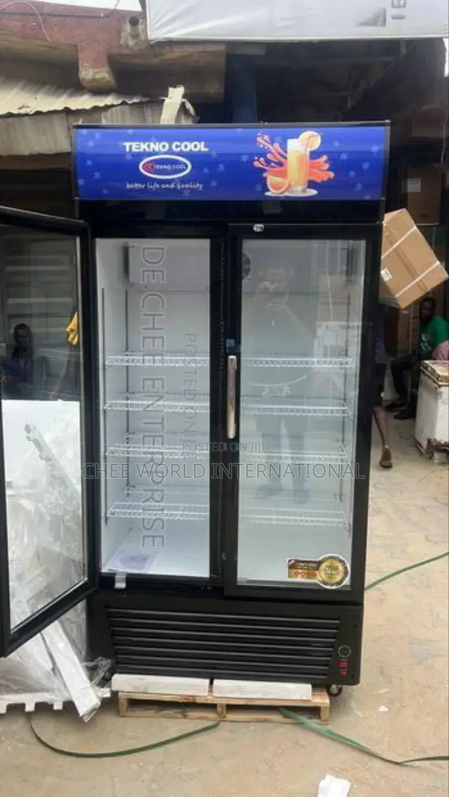 Original Teknocool Side by Side Display Showcase Chiller.