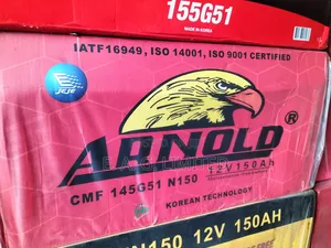Arnold 12v 150ah Cmf145g51 N150 Battery. Korean Technology.