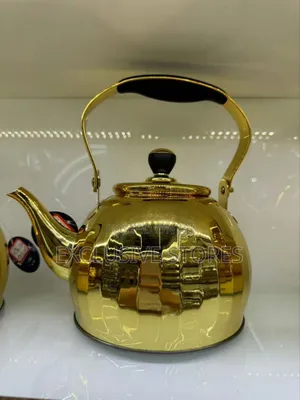 3.0l Gold Tea Strainer Whistling Kettle