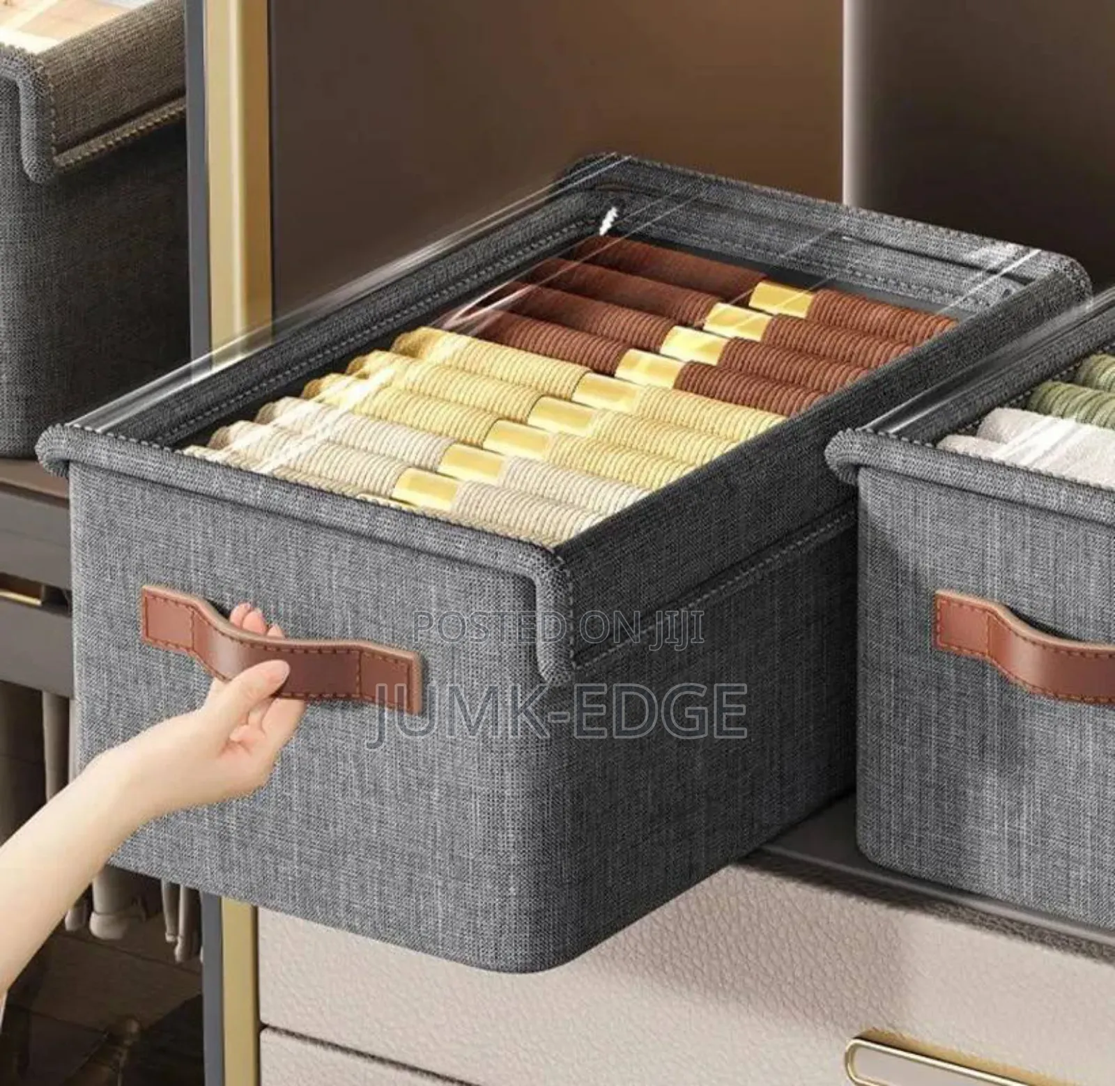 Jean Storage Bag With Lid