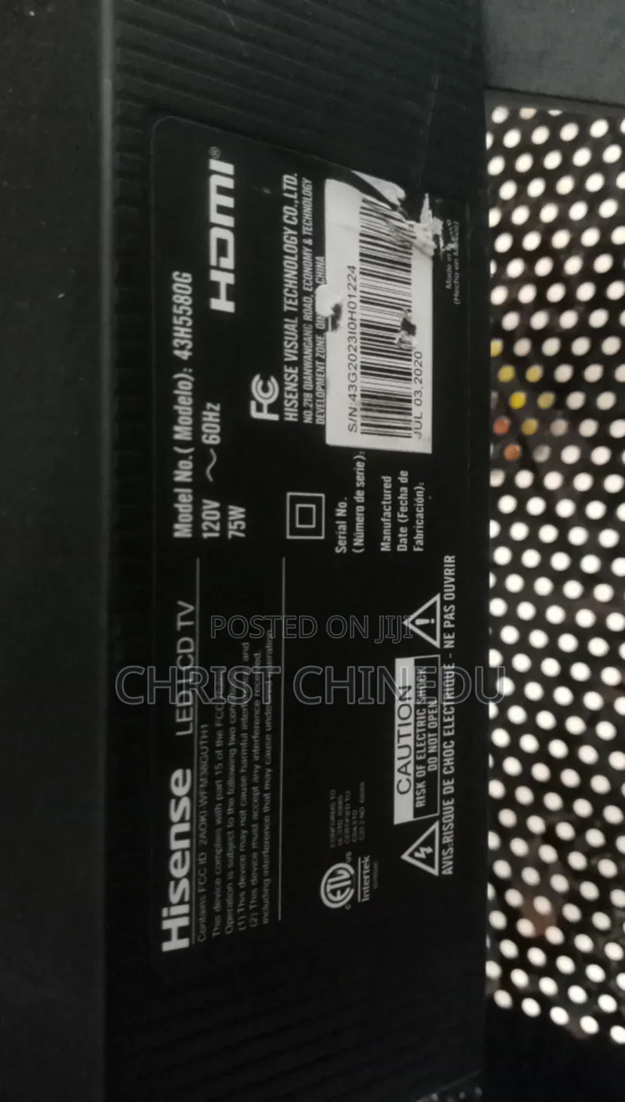 Original Direct Uk Hisense Android 43inches