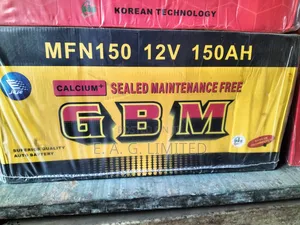 GBM MFN 150ah 12v Calcium+ Sealed Battery, Korean Technology