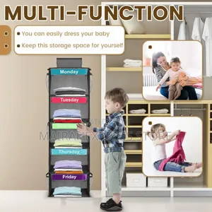 5-layer Kids Daily Foldable Clothes Organizer