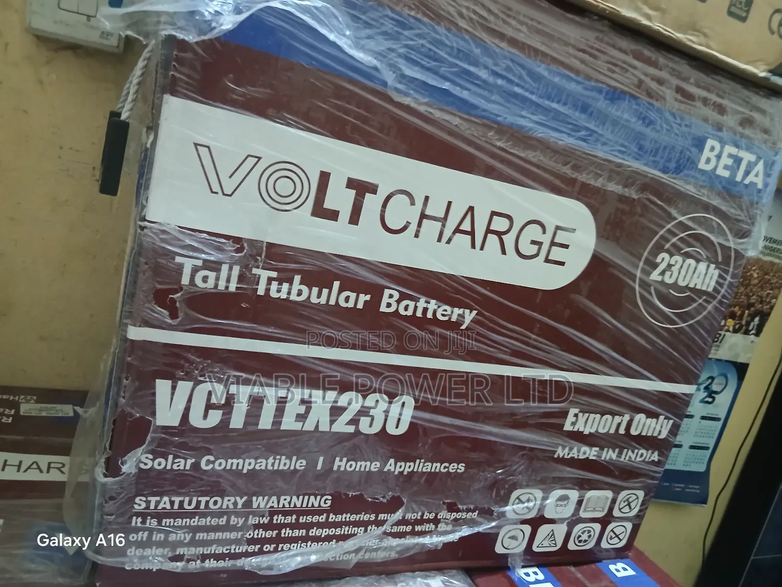 220ah Beta Tubular Battery Very Reliable and Efficient