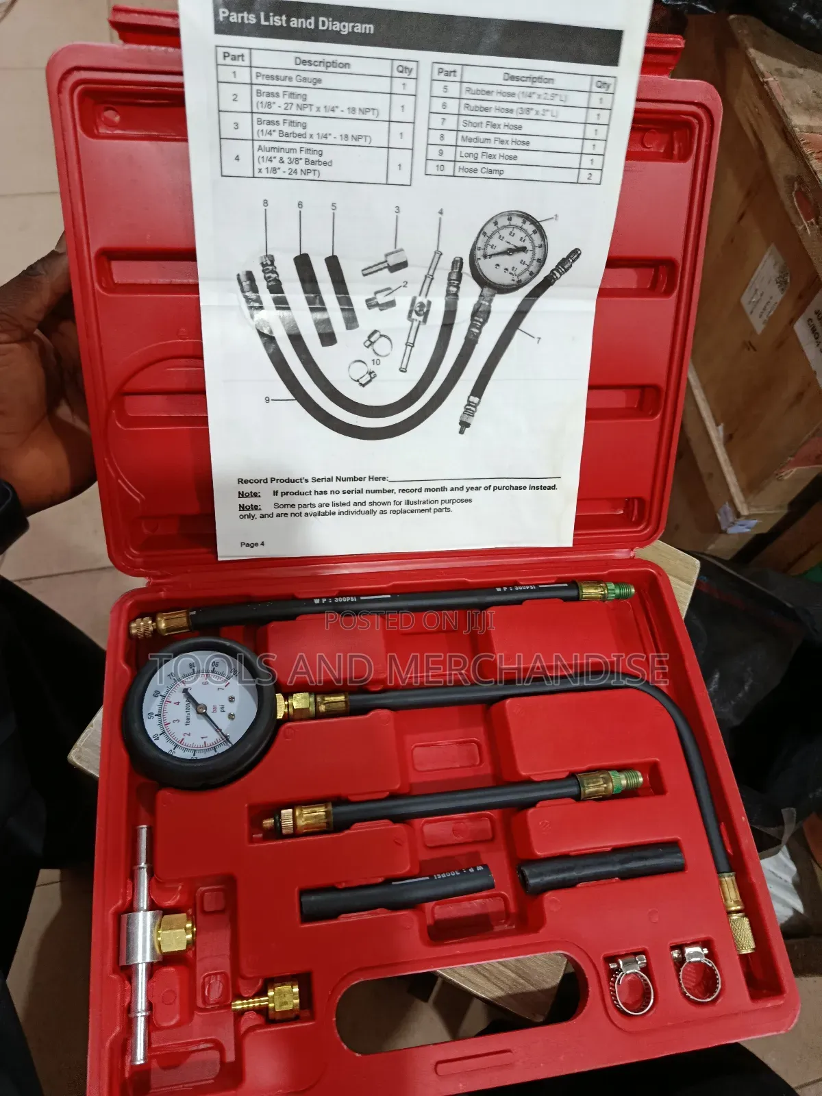 Compression Pressure Testing Kit