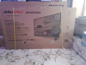 Mewe 75 Inches Smart 4k Uhd Led Double Glass Bt Tv